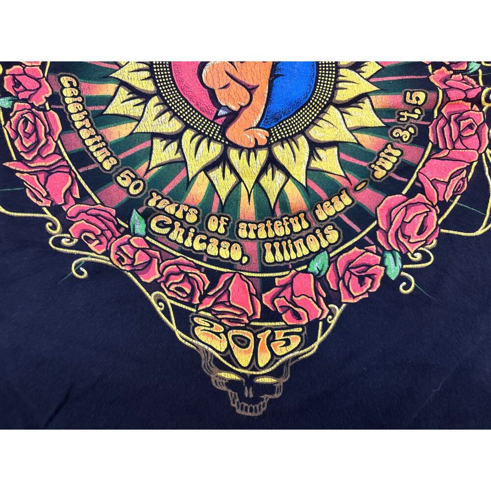 2015 Grateful Dead Fare thee well Tour official concert merch Tultex XXL shirt - Picture 7 of 7